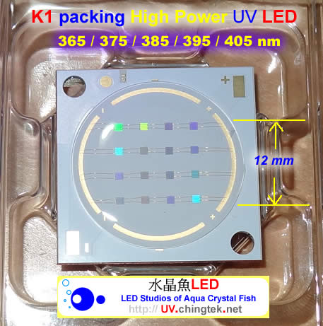 工業級 COB 極致版 UV LED紫外燈 (UVA 365/385/395/405nm)